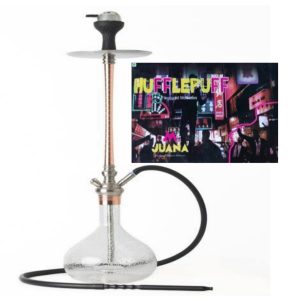 LARGE HOOKAH HUFFULPUFF DOUBLE FLAVOURS MIX